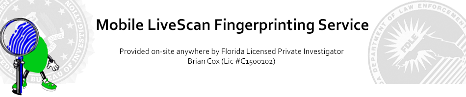 Port St Lucie Mobile Livescan Electronic Fingerprinting Service
